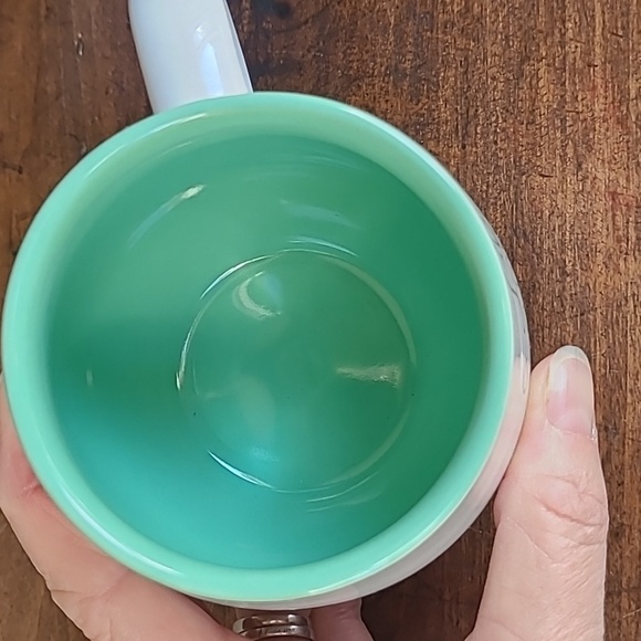 EUC Hallmark Inspirational Coffee Mug "Life with Friends" White/Green Coffee Cup - Picture 5 of 8